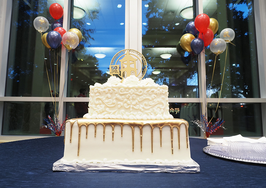 50th anniversary celebration cake for USANAA
