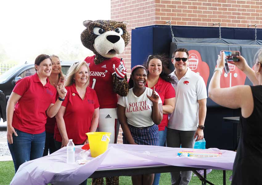 southpaw with some of the event helpers