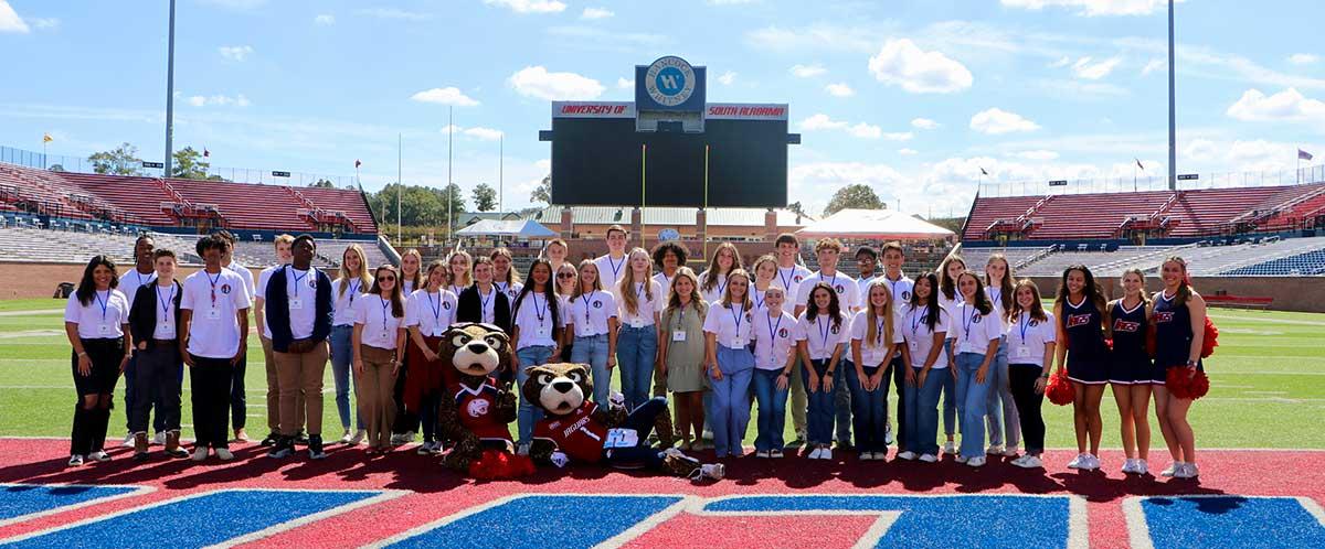 Youth Leadership membership Photo in Hancock Whitney Stadium