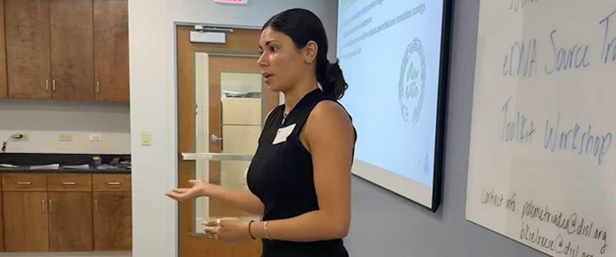 Presenter at the eDNA Source Tracking Toolkit Workshop at South Alabama.