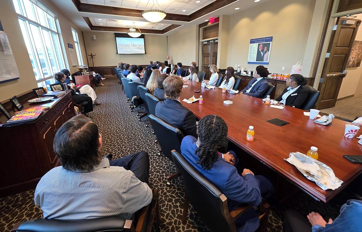Group at conference table