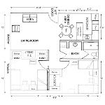Beta/Gamma 2 Bedroom Apt. for 2 or 4
