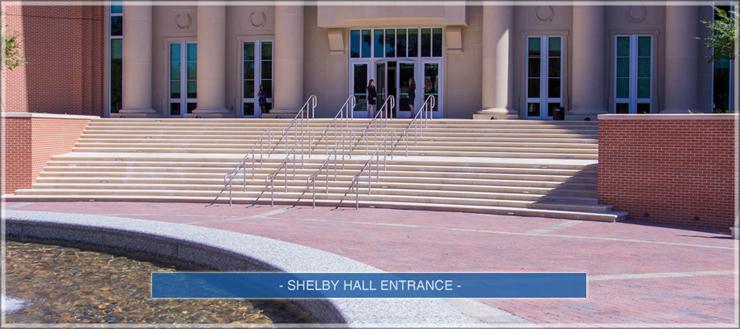 shelby hall entrance