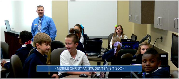 Mobile Christian Students Visit SOC