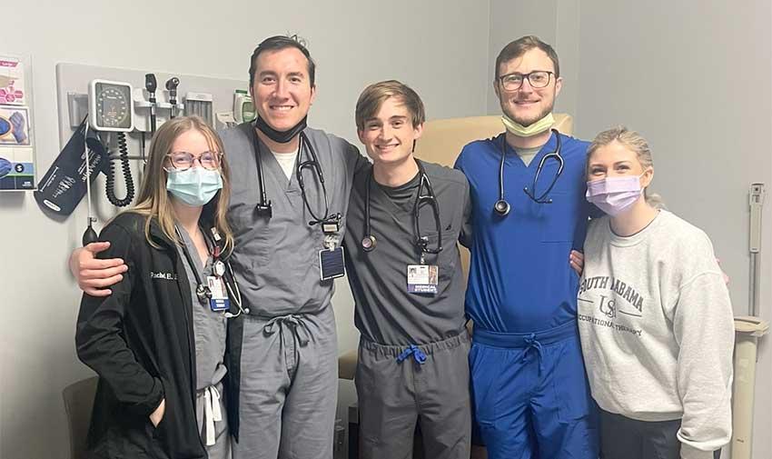 USA SRFC Undergraduate Volunteers