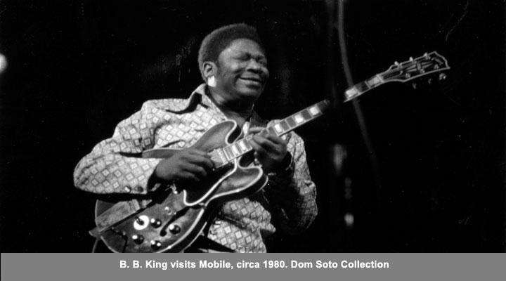 B.B. King visits Mobile, circa 1980