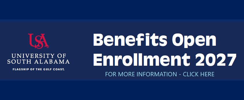 Benefits Open Enrollment 2027 For more information - click here
