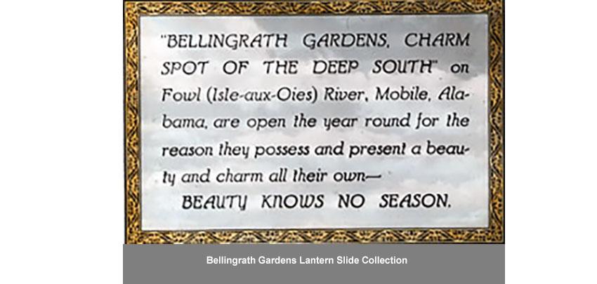 Bellingrath Gardens Lantern Slide Collection