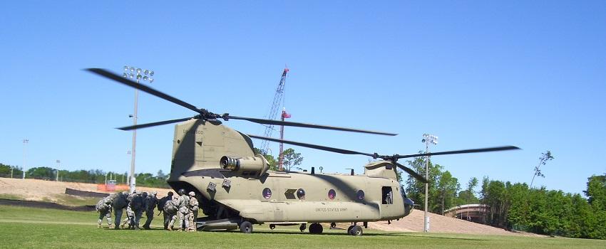 Departing for Spring field exercise
