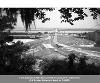 The Causeway as seen from the bluff at Spanish Fort in the 1950s.