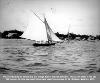 Sail boat on Mobile Bay, late 19th century