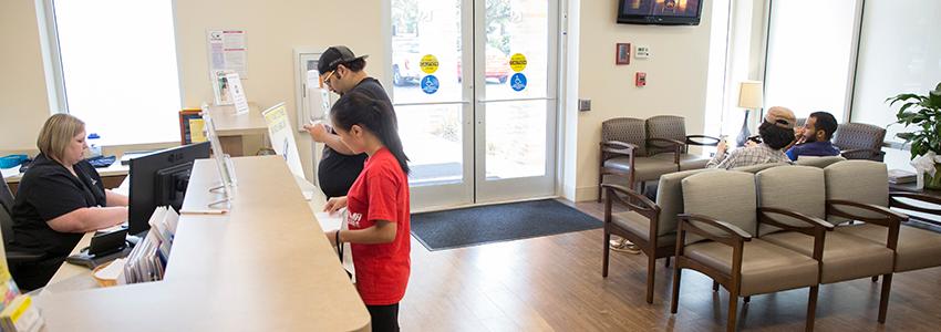 Student Health Center Check in