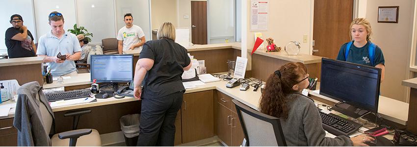 Student Health Center Front Desk
