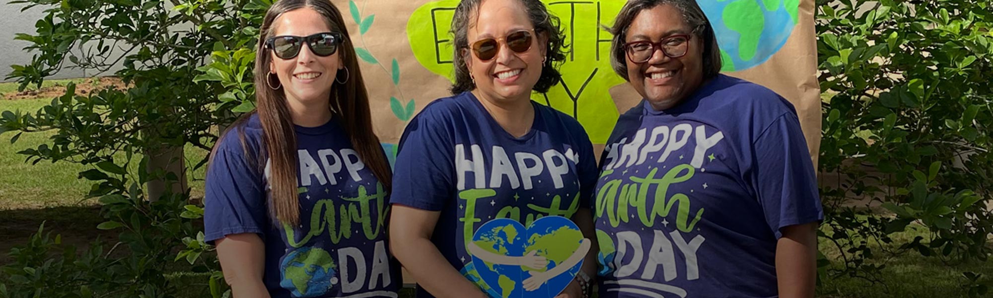 College of Medicine representatives at earth day event