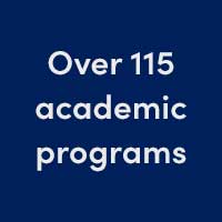 Over 115 Academic Programs