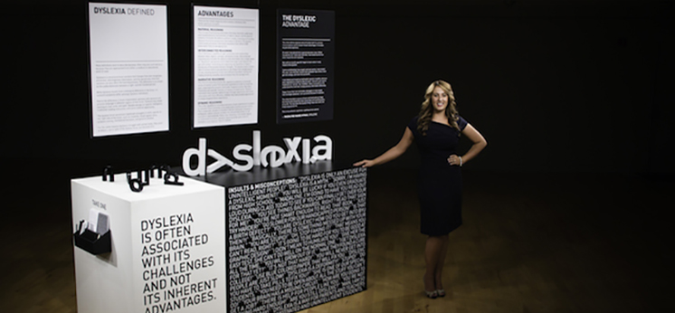 photo of booth display for dyslexia