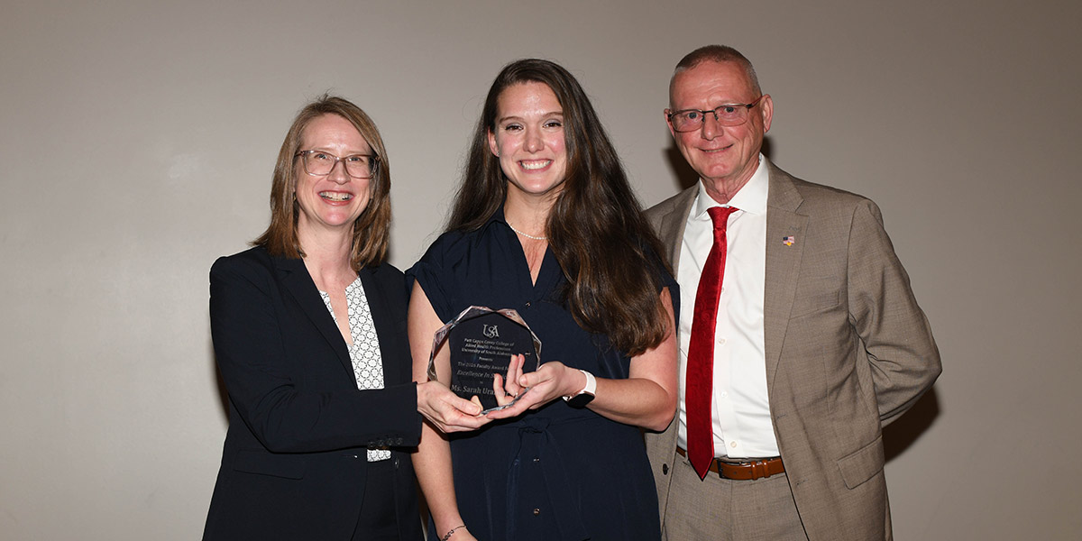 Pat Capps Covey College of Allied Health Professions recognizes faculty and staff honorees from 2026 Honors Ceremony