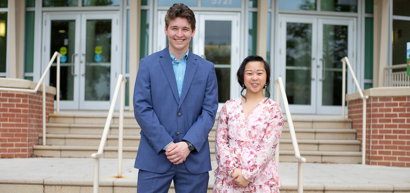 University of South Alabama biomedical sciences majors, Connor Holm, left, and Anita Nguyen were recently accepted into the American Society for Biochemistry and Molecular Biology. The Honor Society is a prestigious distinction given to exceptional undergraduate juniors and seniors pursuing degrees in the molecular life sciences at colleges or universities with student chapters. South was also named the 2024 Outstanding Chapter at the organization's national conference in San Antonio.