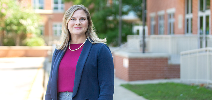 Dr. Smith in front of HAHN