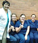 Dr. Ramkissoon is pictured with Audiology Students