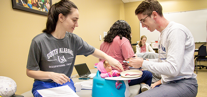 The Department of Occupational Therapy prepares students for careers as occupational therapists through high quality, socially relevant and evidence-based occupational therapy education. USA’s occupational therapy program is led by a team of faculty members who are committed to providing cutting-edge instruction and are recognized nationally and internationally for their scholarship and service. 