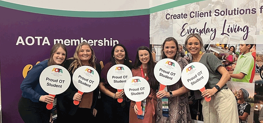 Six OT Students Attend 2022 AOTA Conference