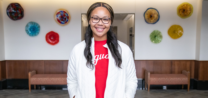 With Florence, Alabama as her hometown, Mackenzie Kirkman came to the University of South Alabama with a goal of making new friends and expanding her love for audiology. 