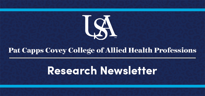 CAHP Research Newsletter Vol 1 Issue 1