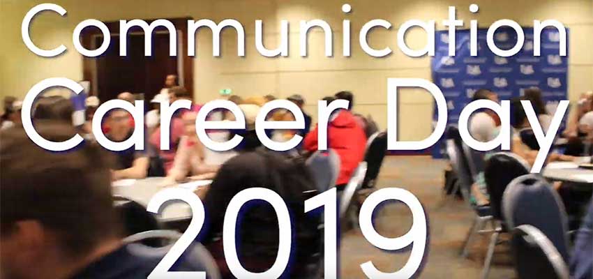 Video still of Communication Career Day 2019