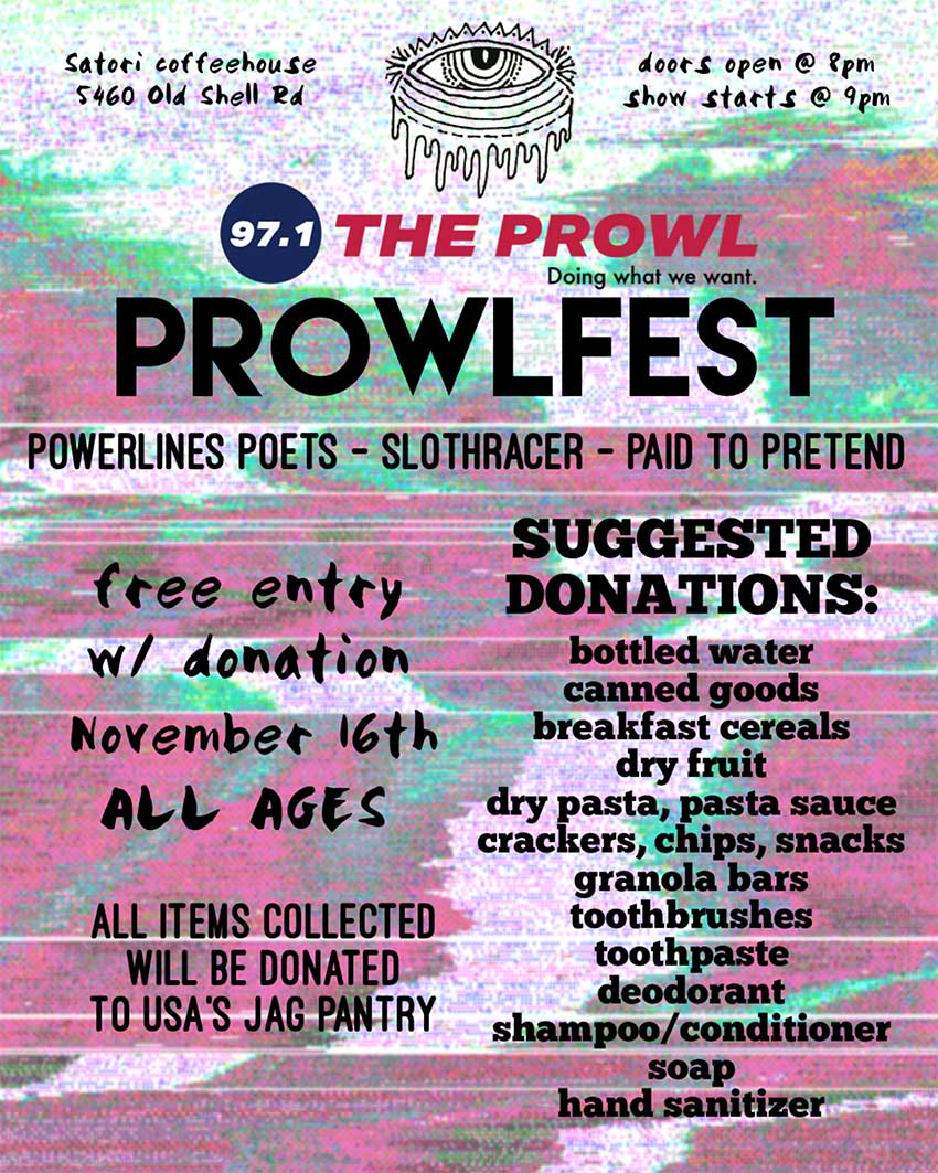 Prowlfest flyer