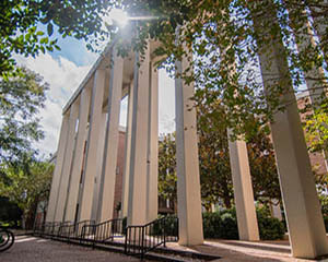 Humanities building on campus.
