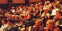 audience photo in laidlaw performing arts center