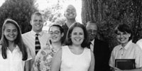 Left to right: Rachel Loreto, Peter Wilson, Lorena Harris, John Harbin, Heather Guidry, Dr. Leonard Macaluso, Martha Joan Layne, and Christopher Houston Left to right: Rachel Loreto, Peter Wilson, Lorena Harris, John Harbin, Heather Guidry, Dr. Leonard Macaluso, Martha Joan Layne, and Christopher Houston