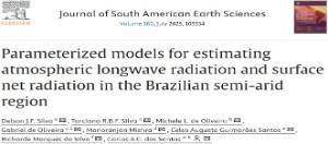 Global Change Biology    Parameterized models for estimating atmospheric longwave radiation and surface net radiation in the Brazilian semi-arid region