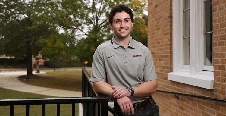 Given the chance to study at the University of Oxford, honors student Christian Pearsall said he would like to pursue a degree in musculoskeletal science. It would pair well with the Rhodes Scholar finalist's plans to become an orthopedic surgeon