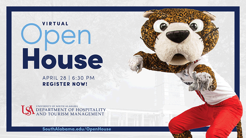 Virtual Open House April 28 6:30 PM Register Now! SouthAlabama.edu/OpenHouse