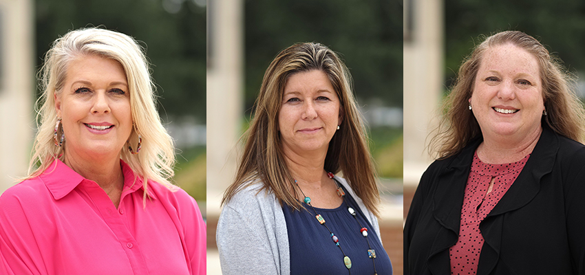 Denita Hankins, Brooke Love, and Rebecca Soumeillan