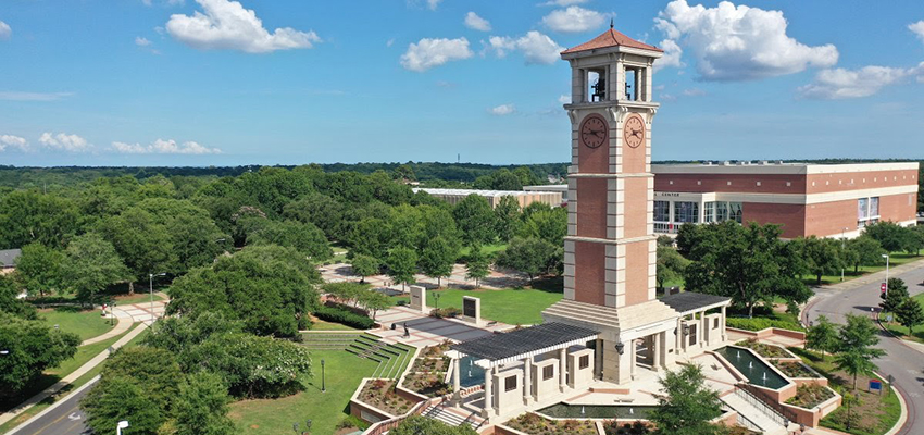 USA Campus with Moutlon Tower view.