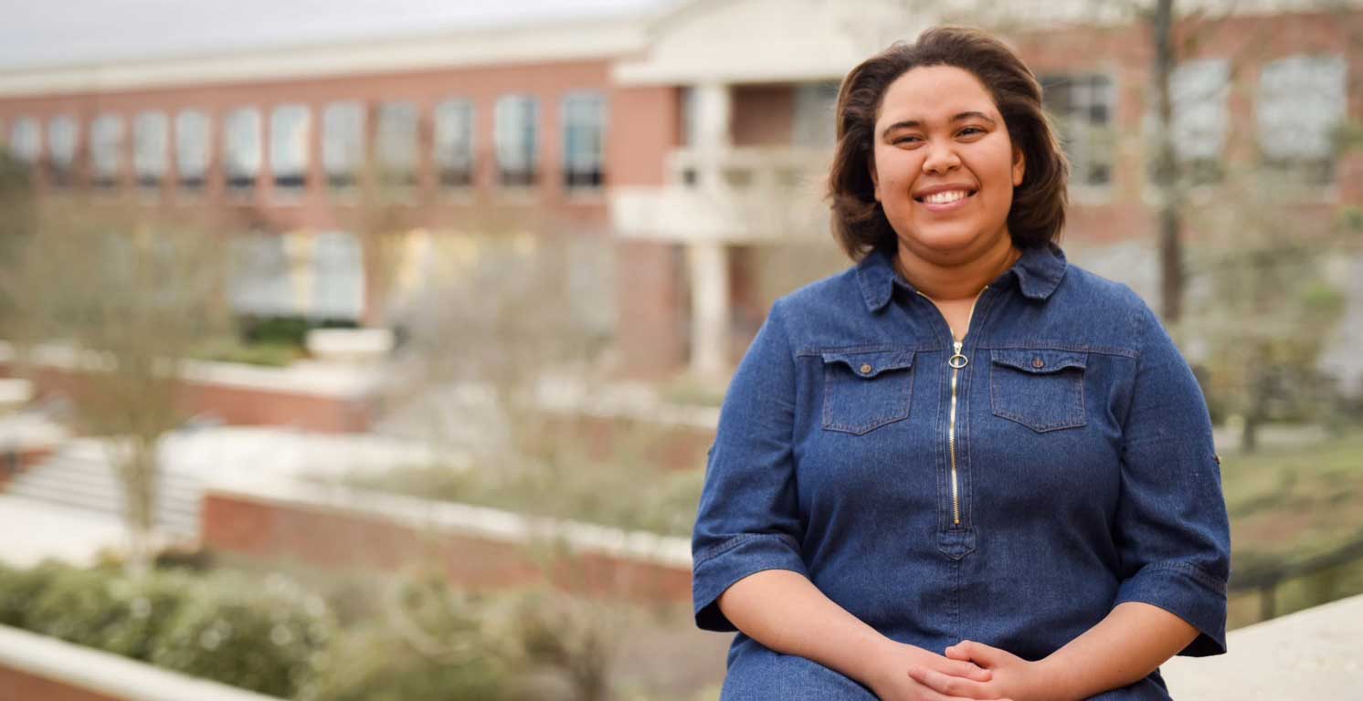 Like so many students at the University of South Alabama, Matysan McClendon balances a full class schedule with part-time jobs and extracurricular activities.