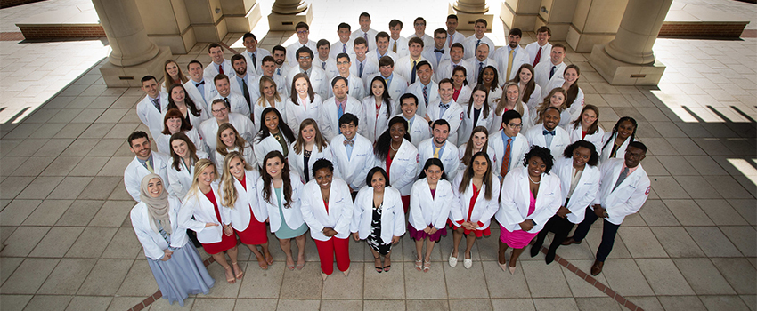 The Class of 2021 on the day of their White Coat Ceremony
