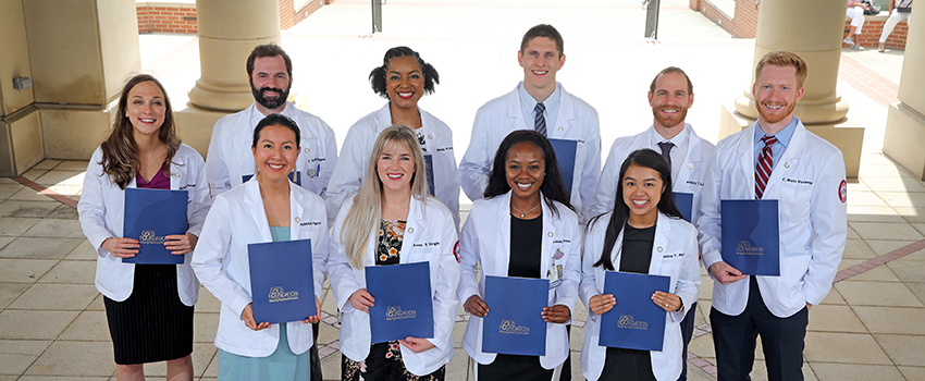 Inductees to the Gold Humanism Honor Society
