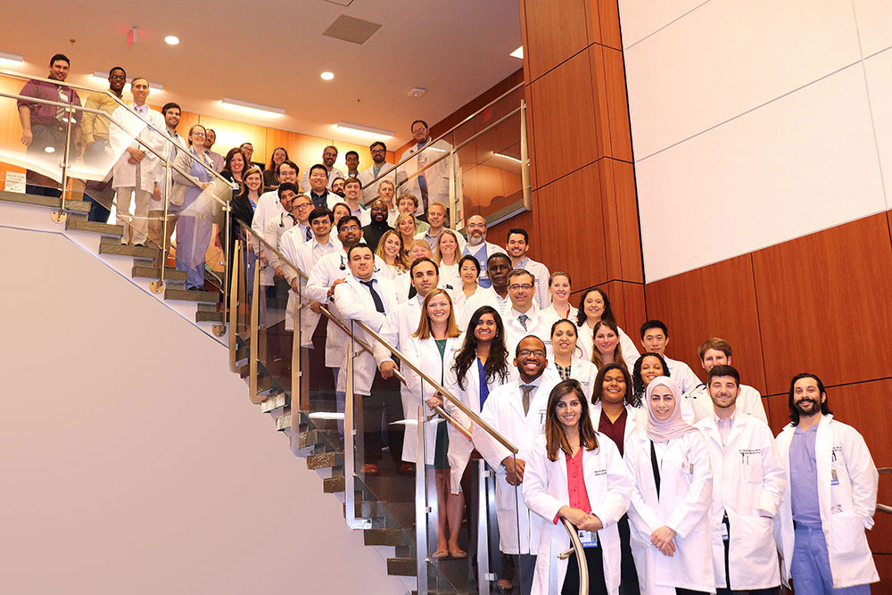 Internal Medicine residents and faculty at USA