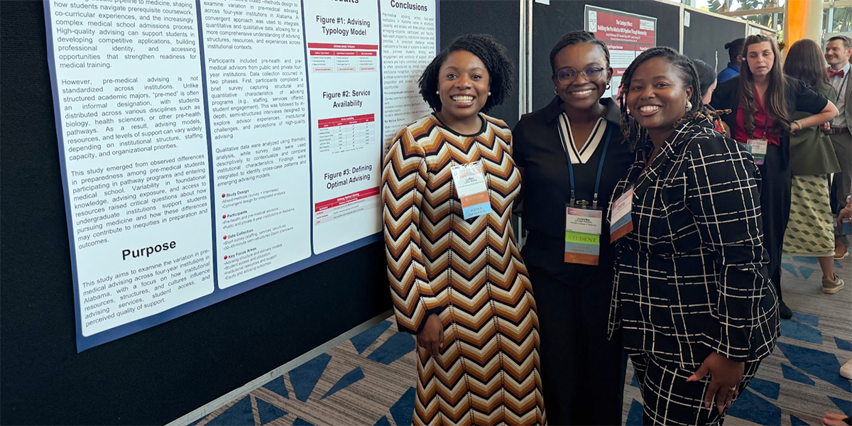 Third-year medical student leads pre-med advising research
