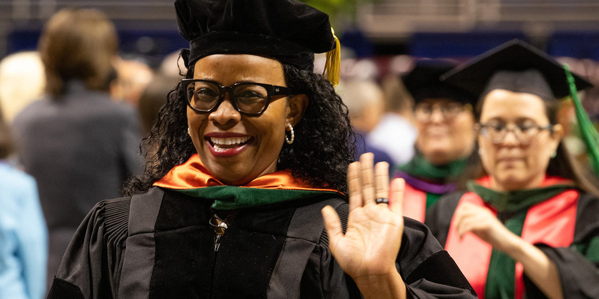 Order faculty regalia for Academic Hooding and Commencement ceremonies