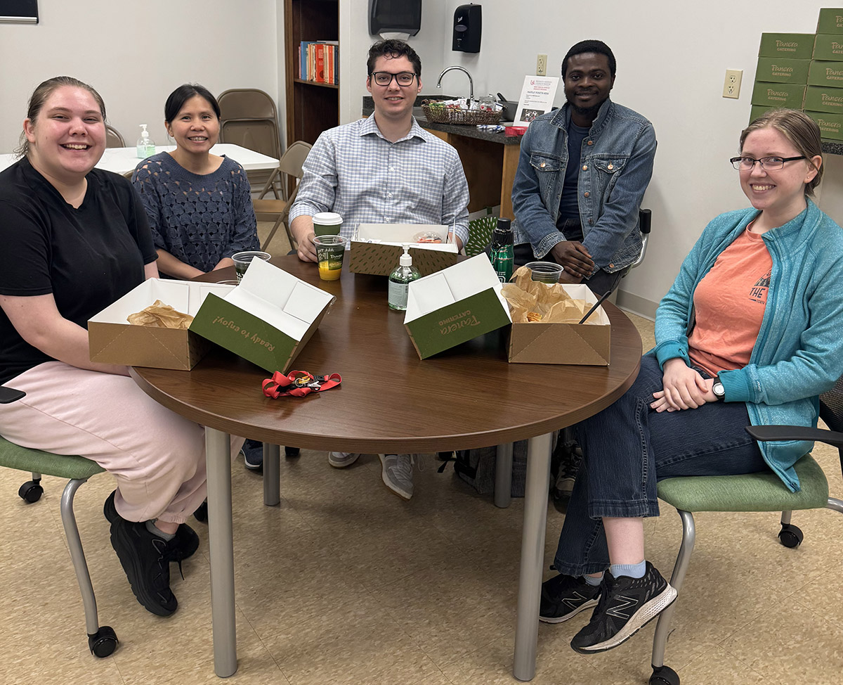 Graduate students attend appreciation breakfast