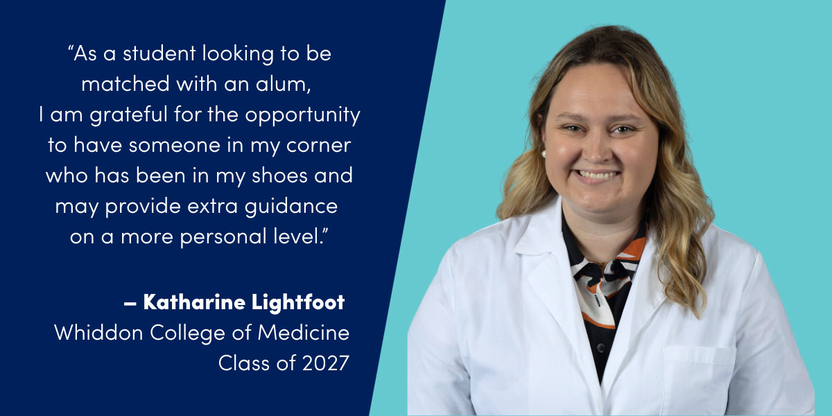 USA Medical Alumni Mentor Match connects students with alumni physicians