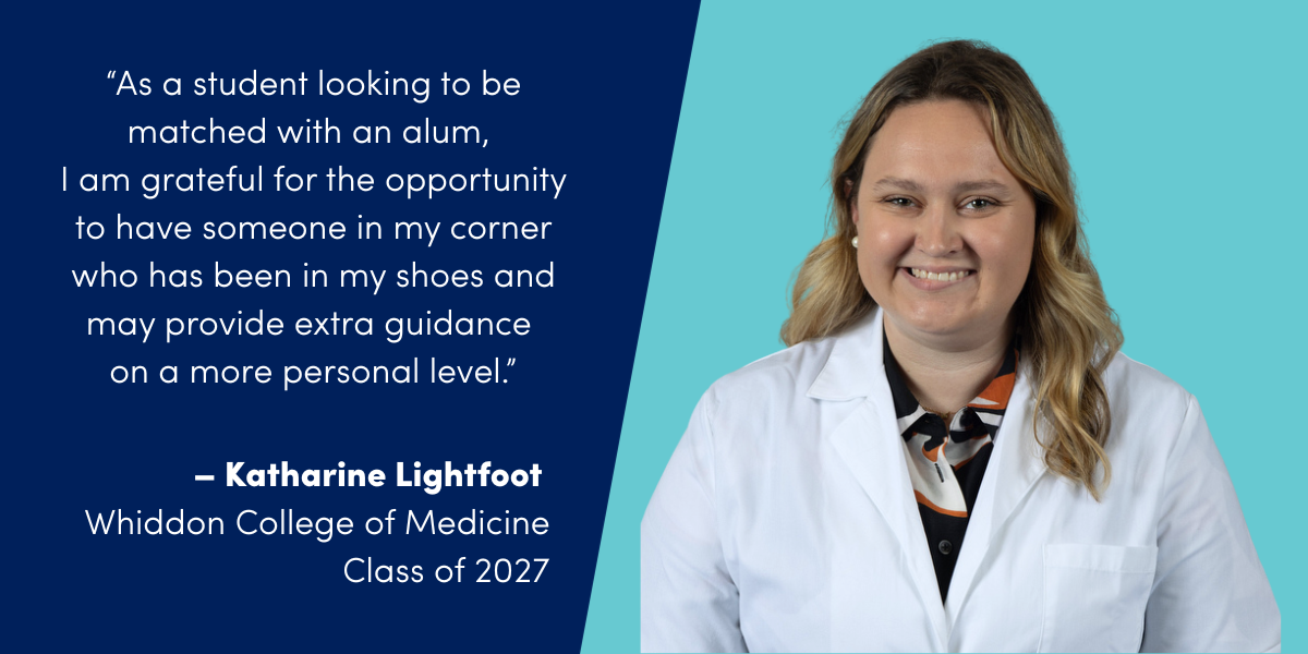 USA Medical Alumni Mentor Match connects students with alumni physicians