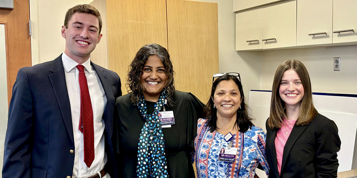 Undergraduate researchers gain hands-on experience at Mitchell Cancer Institute