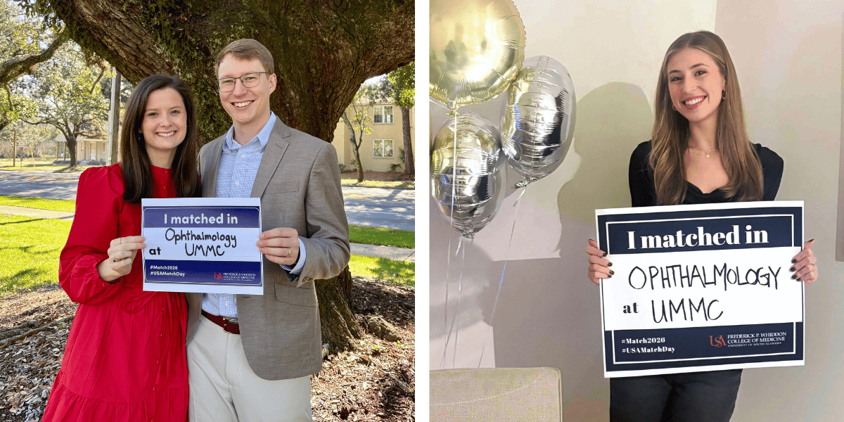 Senior med students match in competitive ophthalmology residency program