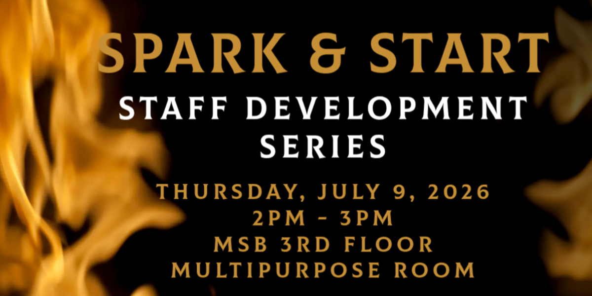 Spark & Start staff development series continues this summer